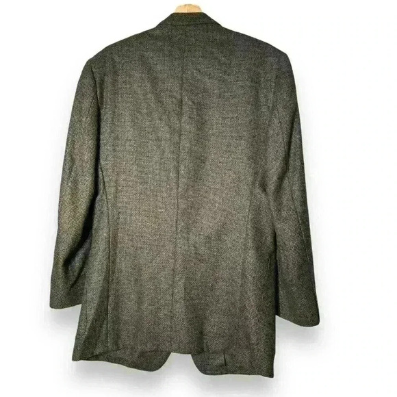 Ermenegildo Zegna Sport Coat Blazer Wool Cashmere Regular Size 42 Tan Formal VTG - Picture 6 of 13